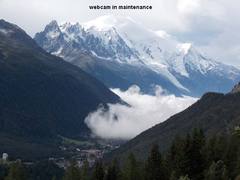 Mont Blanc and Aiguilles Chamonix Webcam View
